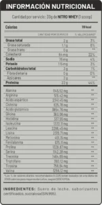 NITRO WHEY 5KG - UNIVERSE NUTRITION - Imagen 2
