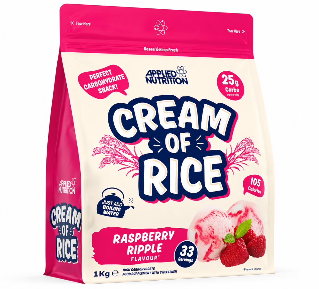Crema de arroz 1 kg - Applied Nutrition (Raspberry ripple)
