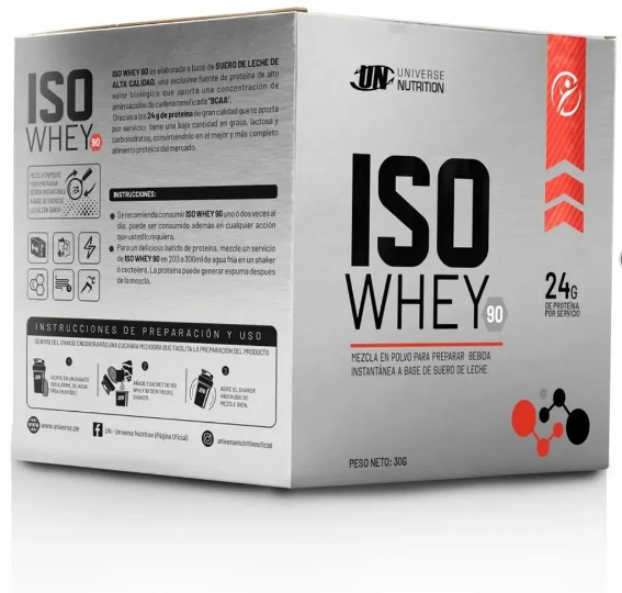 Iso Whey 90 Caja 10 und - Universe Nutrition (Chocolate)
