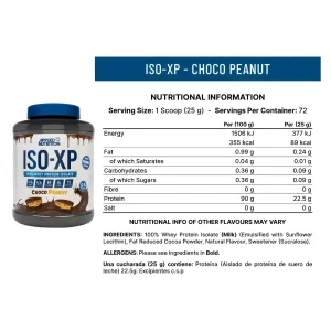 Iso XP 1.8 kg – Applied Nutrition (Choco Penaut)