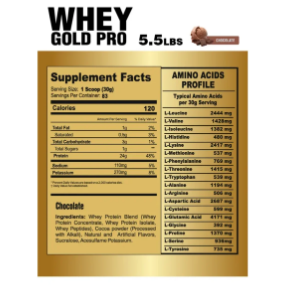 Whey Gold Pro 2.5 kg – Level Pro (Chocolate)