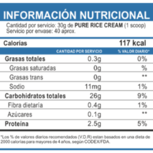 Crema de arroz 2.5 kg – UN (Chocolate)