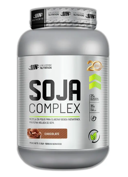 Proteína vegana Soja complex 43 serv - UN (Chocolate)