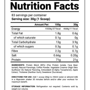 Proteína vegana 1 kg – My Protein (copia)