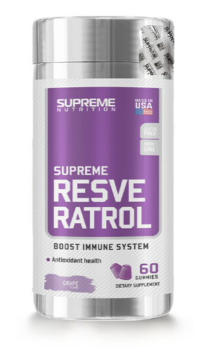 Resveratrol 60 gomitas - Supreme Nutrition