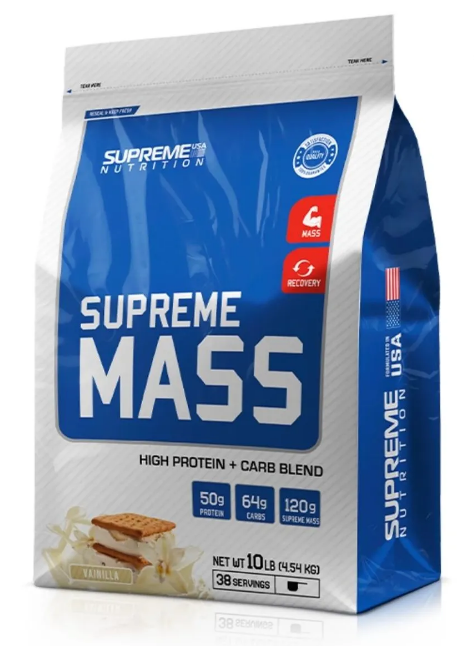 Supreme Mass 10 LB - Supreme Nutrition (Viernes)